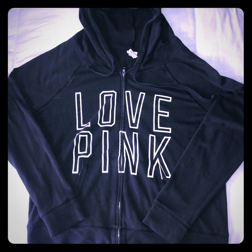 PINK zip sweater